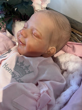 Load image into Gallery viewer, ARTIST MADE NEWBORN REBORN BABY GIRL ELSIE 18” PAINTED HAIR