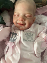 Load image into Gallery viewer, ARTIST MADE NEWBORN REBORN BABY GIRL ELSIE 18” PAINTED HAIR
