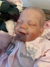 Load image into Gallery viewer, ARTIST MADE NEWBORN REBORN BABY GIRL ELSIE 18” PAINTED HAIR