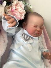 Load image into Gallery viewer, ARTIST MADE NEWBORN REBORN BABY BOY PRINCE 20” PAINTED HAIR