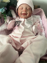 Load image into Gallery viewer, ARTIST MADE NEWBORN REBORN BABY GIRL ELSIE 18” PAINTED HAIR