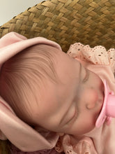Load image into Gallery viewer, ARTIST MADE NEWBORN REBORN BABY GIRL Twins Olivia Jessica 18” PAINTED HAIR