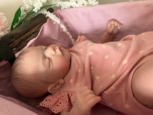Load image into Gallery viewer, ARTIST MADE NEWBORN REBORN BABY GIRL OLIVIA 17″ PAINTED HAIR