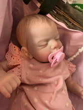Load image into Gallery viewer, ARTIST MADE NEWBORN REBORN BABY GIRL OLIVIA 17″ PAINTED HAIR