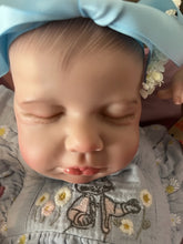Load image into Gallery viewer, ARTIST MADE NEWBORN REBORN BABY GIRL MIA 20″ PAINTED HAIR