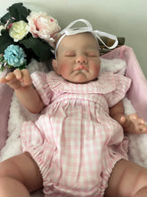 Load image into Gallery viewer, ARTIST MADE NEWBORN REBORN BABY GIRL ELSIE 20” PAINTED HAIR Sucky Lip
