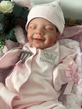 Load image into Gallery viewer, ARTIST MADE NEWBORN REBORN BABY GIRL ELSIE 18” PAINTED HAIR
