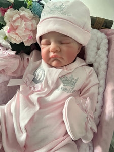 ARTIST MADE NEWBORN REBORN BABY GIRL PRINCESS 20” PAINTED HAIR