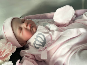 ARTIST MADE NEWBORN REBORN BABY GIRL PRINCESS 20” PAINTED HAIR