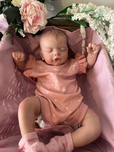 Load image into Gallery viewer, ARTIST MADE NEWBORN REBORN BABY GIRL Twins Olivia Jessica 18” PAINTED HAIR
