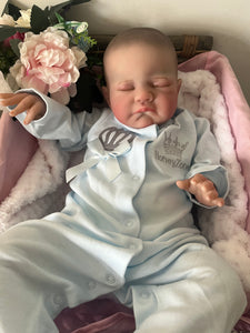 ARTIST MADE NEWBORN REBORN BABY BOY PRINCE 20” PAINTED HAIR