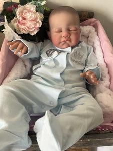 ARTIST MADE NEWBORN REBORN BABY BOY PRINCE 20” PAINTED HAIR