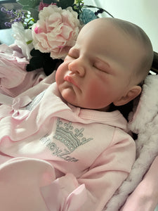 ARTIST MADE NEWBORN REBORN BABY GIRL PRINCESS 20” PAINTED HAIR