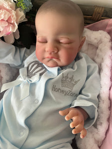 ARTIST MADE NEWBORN REBORN BABY BOY PRINCE 20” PAINTED HAIR