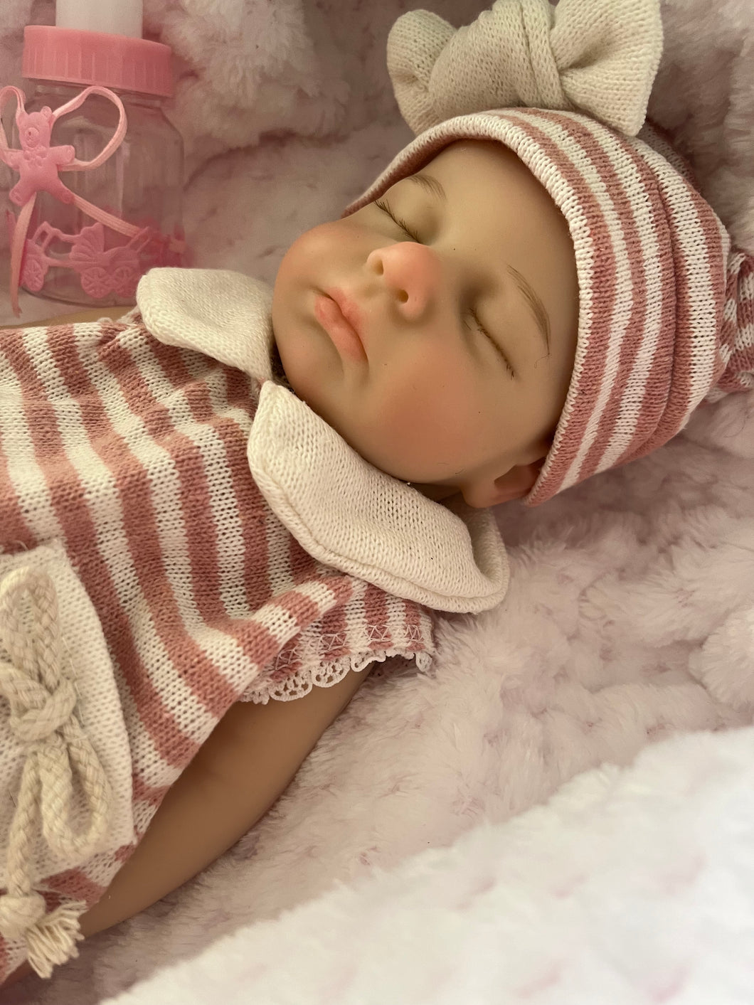 Silicone Preemie Reborn Baby Girl  14” Anatomically Correct