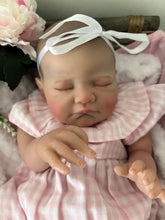 Load image into Gallery viewer, ARTIST MADE NEWBORN REBORN BABY GIRL ELSIE 20” PAINTED HAIR Sucky Lip
