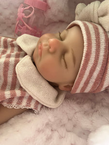 Silicone Preemie Reborn Baby Girl  14” Anatomically Correct