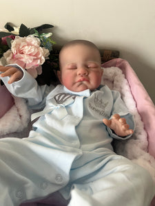 ARTIST MADE NEWBORN REBORN BABY BOY PRINCE 20” PAINTED HAIR