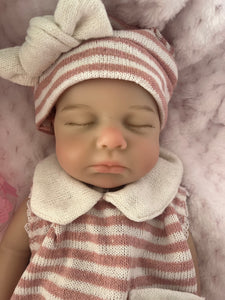 Silicone Preemie Reborn Baby Girl  14” Anatomically Correct