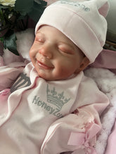 Load image into Gallery viewer, ARTIST MADE NEWBORN REBORN BABY GIRL ELSIE 18” PAINTED HAIR
