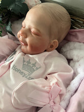 Load image into Gallery viewer, ARTIST MADE NEWBORN REBORN BABY GIRL ELSIE 18” PAINTED HAIR
