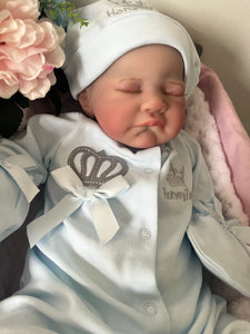 ARTIST MADE NEWBORN REBORN BABY BOY PRINCE 20” PAINTED HAIR