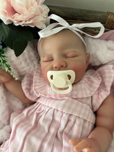 Load image into Gallery viewer, ARTIST MADE NEWBORN REBORN BABY GIRL ELSIE 20” PAINTED HAIR Sucky Lip
