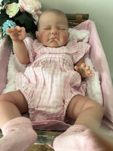 Load image into Gallery viewer, ARTIST MADE NEWBORN REBORN BABY GIRL ELSIE 20” PAINTED HAIR Sucky Lip
