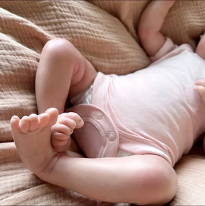 ARTIST MADE FULL BODIED SILICONE NEWBORN REBORN BABY GIRL EVIE 40CM PAINTED HAIR