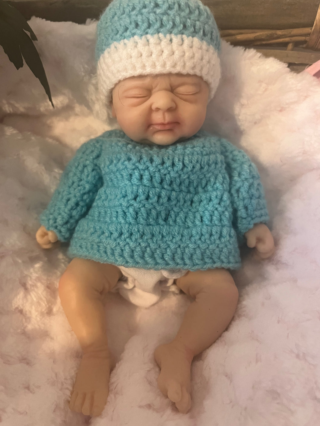Solid Silicone Preemie Reborn Baby Boy 7” Anatomically Correct