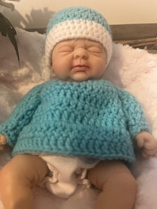 Solid Silicone Preemie Reborn Baby Boy 7” Anatomically Correct