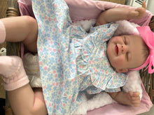 Load image into Gallery viewer, ARTIST MADE NEWBORN REBORN BABY GIRL MAISIE 20” PAINTED HAIR SMILE
