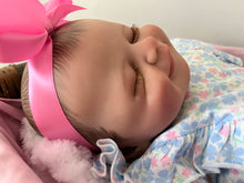 Load image into Gallery viewer, ARTIST MADE NEWBORN REBORN BABY GIRL MAISIE 20” PAINTED HAIR SMILE
