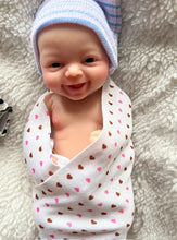 Load image into Gallery viewer, Silicone Micro Preemie Reborn Baby Boy 7&quot; Anatomically Correct
