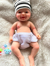 Load image into Gallery viewer, Silicone Micro Preemie Reborn Baby Boy 7&quot; Anatomically Correct
