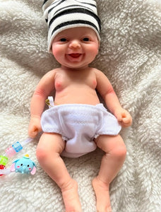 Silicone Micro Preemie Reborn Baby Boy 7" Anatomically Correct