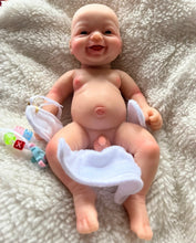 Load image into Gallery viewer, Silicone Micro Preemie Reborn Baby Boy 7&quot; Anatomically Correct
