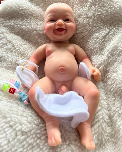 Silicone Micro Preemie Reborn Baby Boy 7" Anatomically Correct