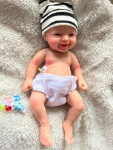 Load image into Gallery viewer, Silicone Micro Preemie Reborn Baby Boy 7&quot; Anatomically Correct
