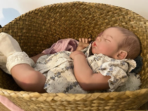 ARTIST MADE NEWBORN REBORN BABY GIRL Twins MIA May 20″ PAINTED HAIR