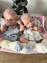 Load image into Gallery viewer, ARTIST MADE NEWBORN REBORN BABY GIRL Twins MIA May 20″ PAINTED HAIR
