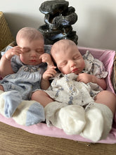 Load image into Gallery viewer, ARTIST MADE NEWBORN REBORN BABY GIRL Twins MIA May 20″ PAINTED HAIR
