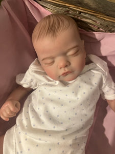 ARTIST MADE NEWBORN REBORN BABY BOY NOAH 17″ PAINTED HAIR