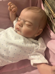 ARTIST MADE NEWBORN REBORN BABY BOY NOAH 17″ PAINTED HAIR