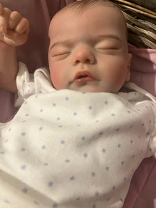 ARTIST MADE NEWBORN REBORN BABY BOY NOAH 17″ PAINTED HAIR