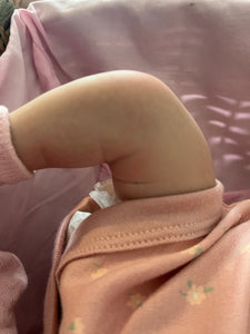 ARTIST MADE NEWBORN REBORN BABY GIRL OLIVIA 17″ PAINTED HAIR