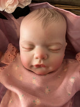Load image into Gallery viewer, ARTIST MADE NEWBORN REBORN BABY GIRL OLIVIA 17″ PAINTED HAIR
